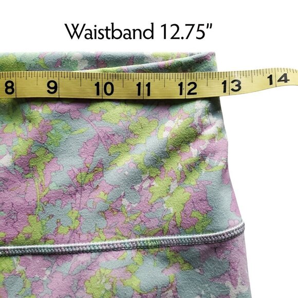Fabletics Power Hold High Waisted 7/8 Length Bright Pastel Floral pocket XS - Picture 8 of 12